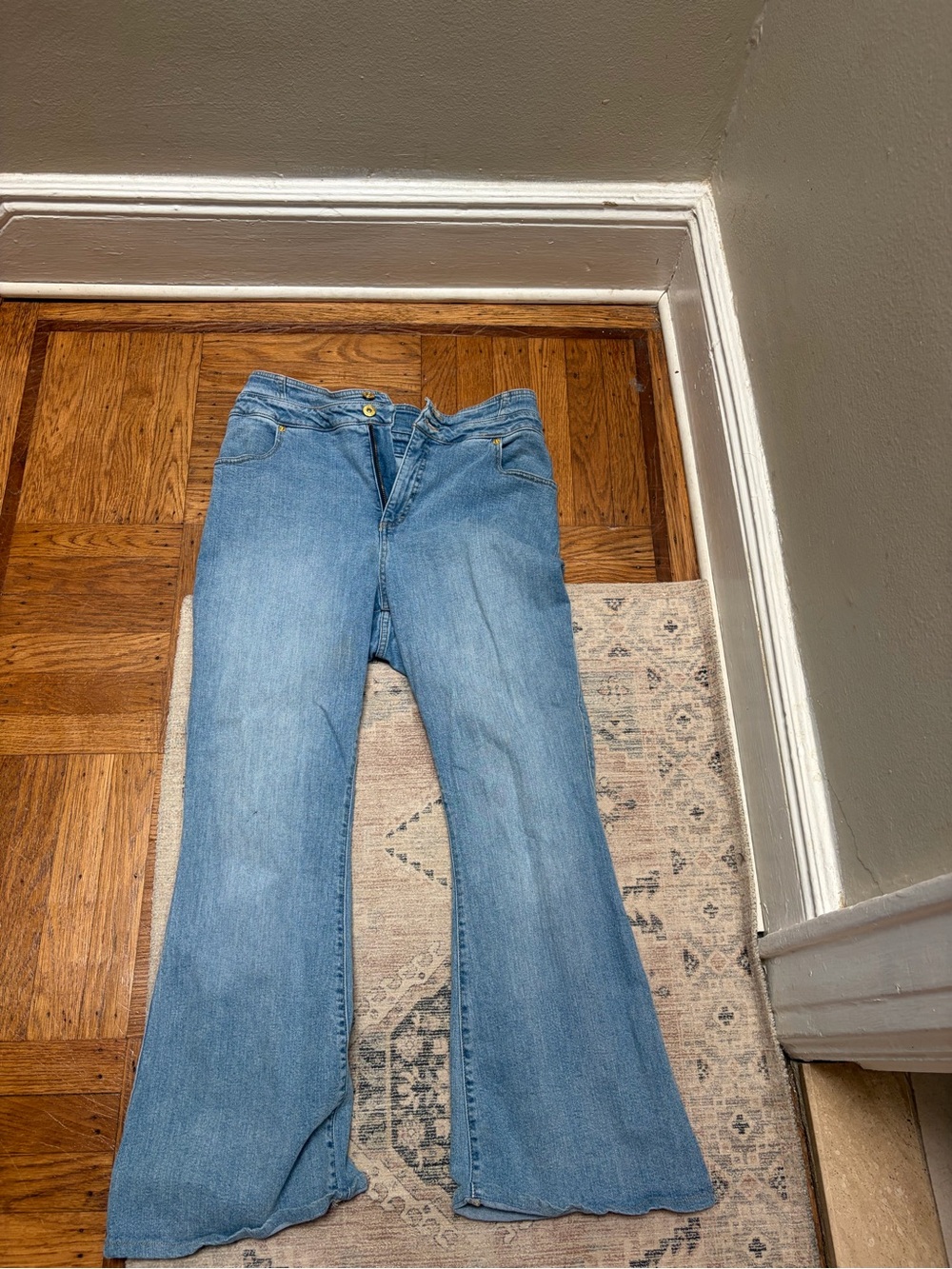 Bloomingdale's Light Blue Boot Cut Jeans